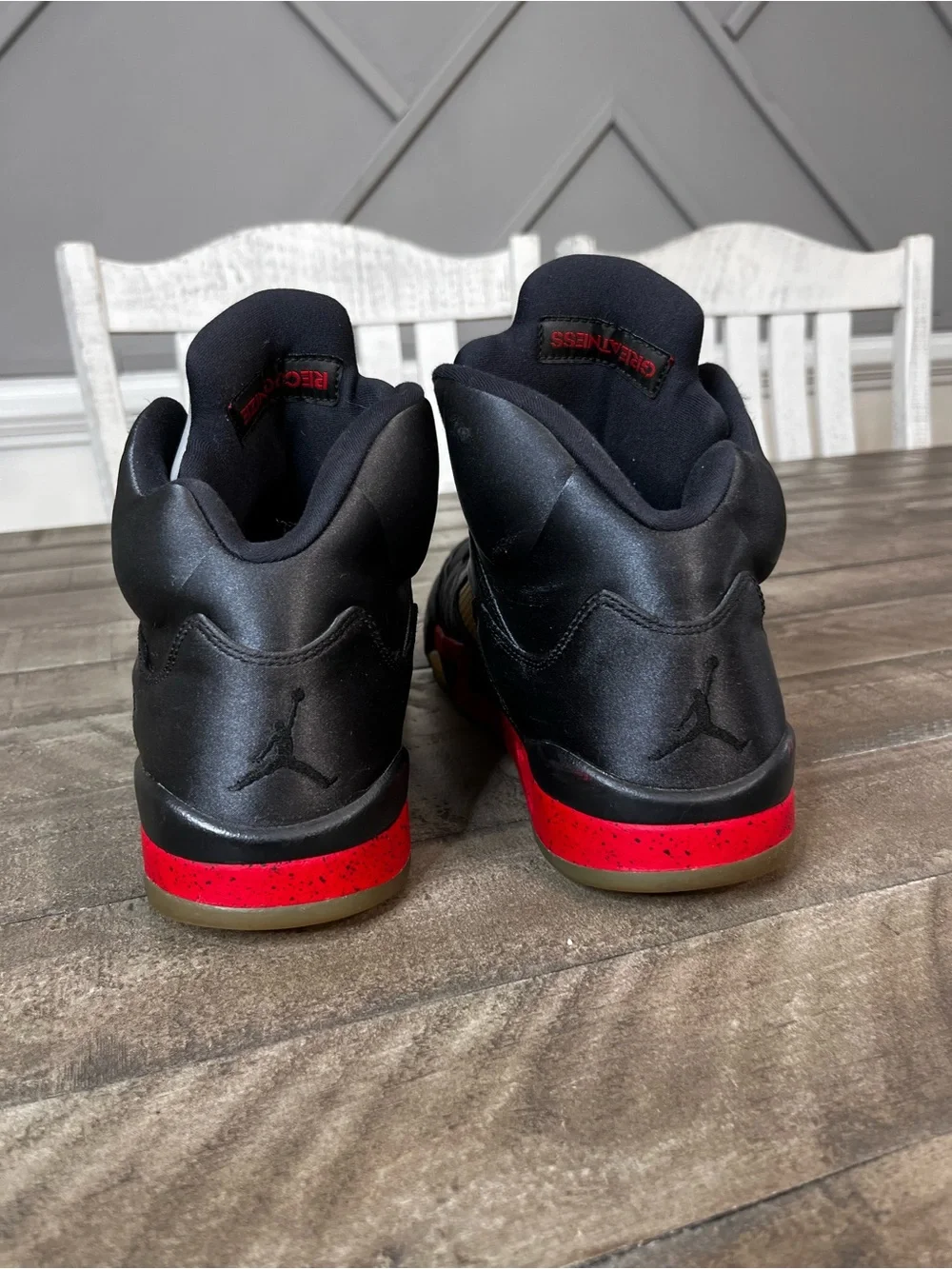 Nike Air Jordan 5 Retro Satin Bred Men's Sneakers Shoes Size 11
